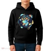 Anatomic Heart Among Galaxies and Planets Kids Hoodie thumb 4