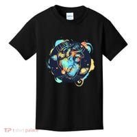 Anatomic Heart Among Galaxies and Planets Kids T-Shirt thumb 0