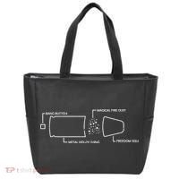 Anatomy of a Pew Bullet Tote Bag thumb 0
