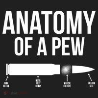Anatomy Of A Pew Funny Bullet Pro Guns Women's Sweatshirt thumb 2