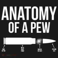 Anatomy Of A Pew Funny Bullet Pro Guns T-Shirt thumb 7