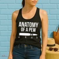 Anatomy Of A Pew Funny Bullet Pro Guns Women's Tank Top thumb 2