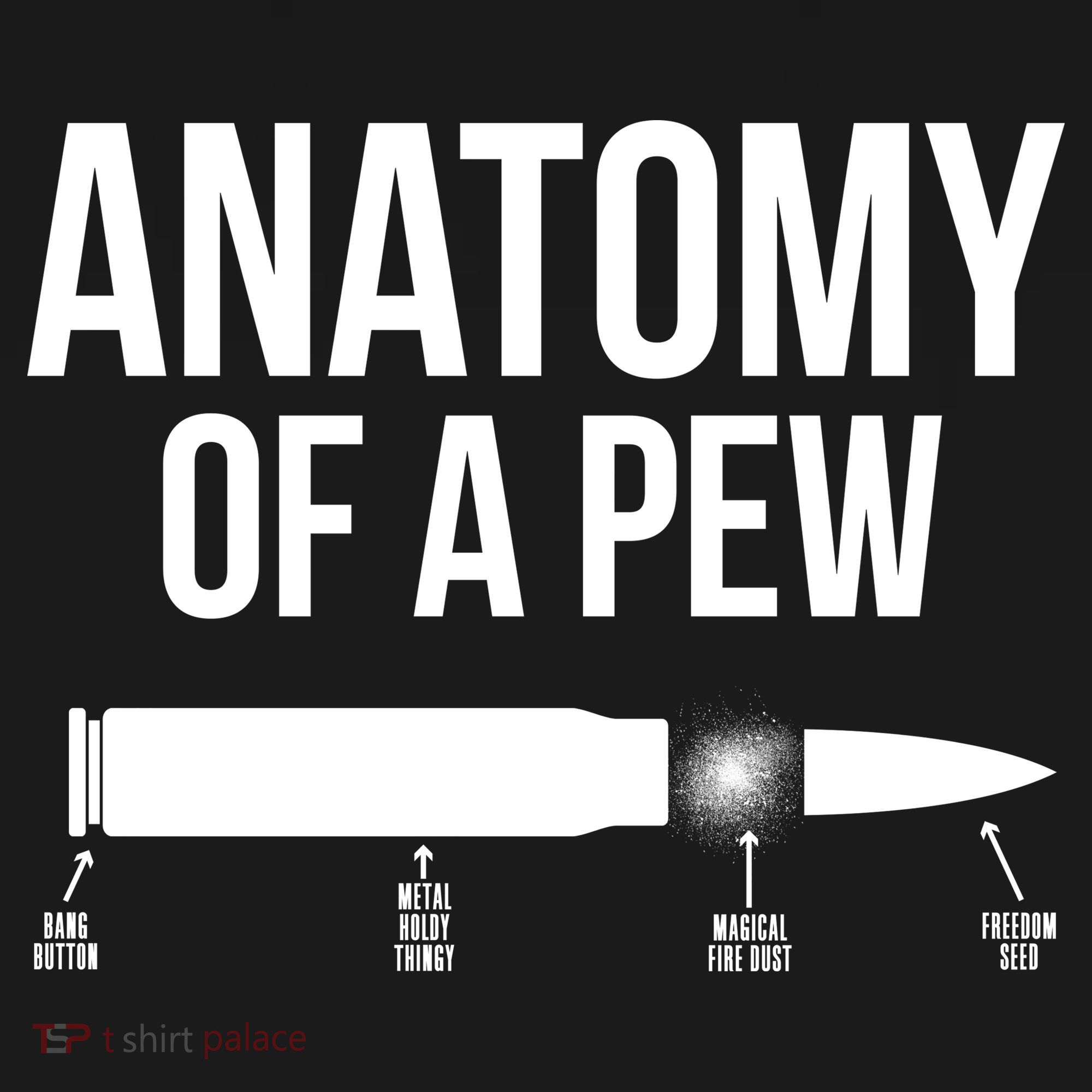 Anatomy Of A Pew Funny Bullet Pro Guns Women's Tank Top