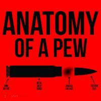 Anatomy Of A Pew Funny Bullet Pro Guns Santa Hat thumb 1