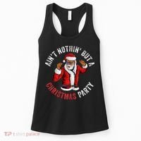 Aint Nothin But A Christmas Party African American Santa Women's Tank Top thumb 0