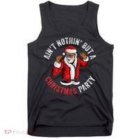 Aint Nothin But A Christmas Party African American Santa Tank Top thumb 0