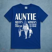 Auntie Nieces Best Friend Nephews Best Partner In Crime Meaningful Gift T-Shirt thumb 5