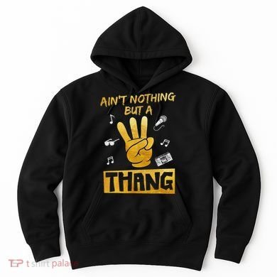 Ain't Nothin' But A 3 Thang 3rd Birthday Hip Hop Hoodie