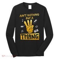 Ain't Nothin' But A 3 Thang 3rd Birthday Hip Hop Long Sleeve Shirt thumb 0