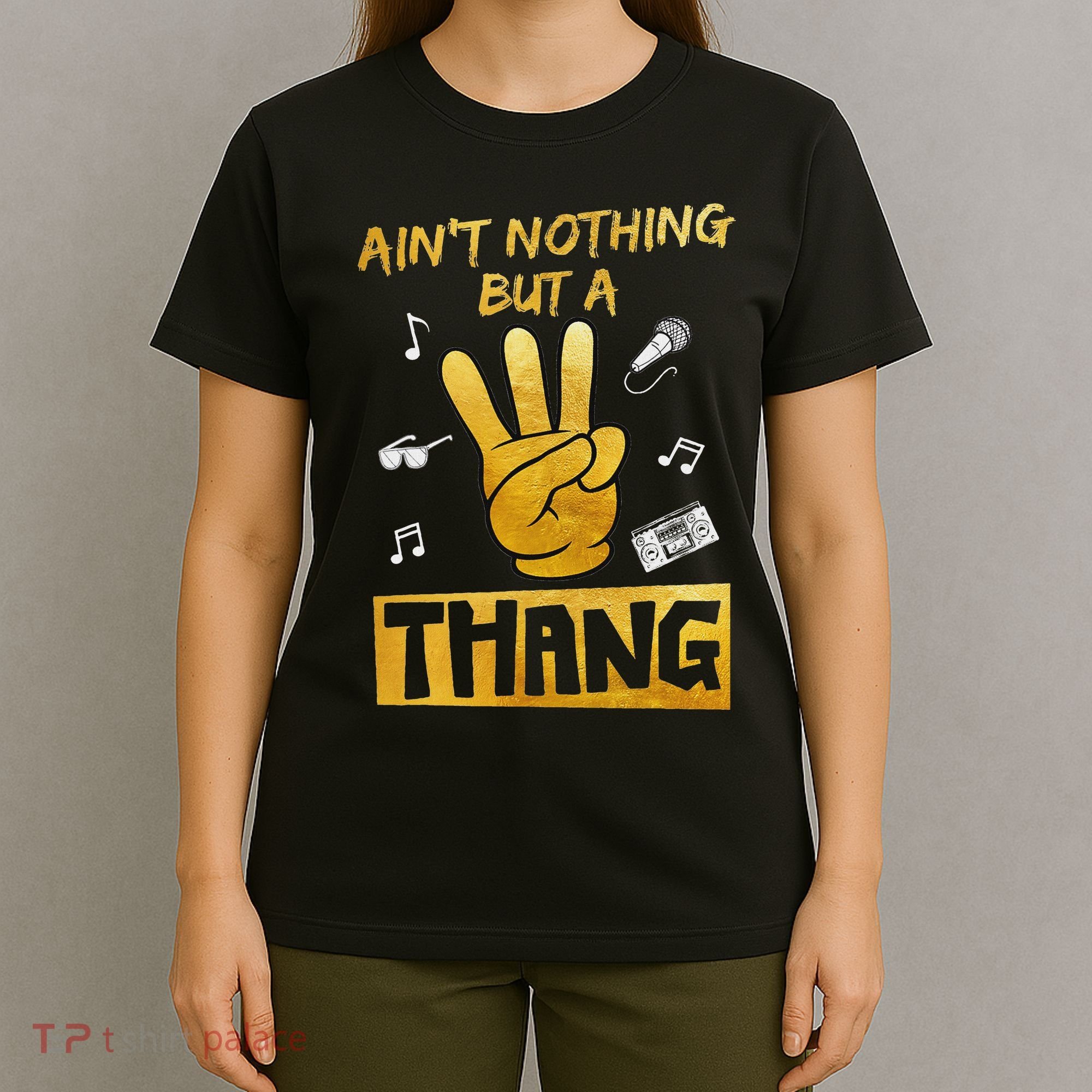 Ain't Nothin' But A 3 Thang 3rd Birthday Hip Hop T-Shirt