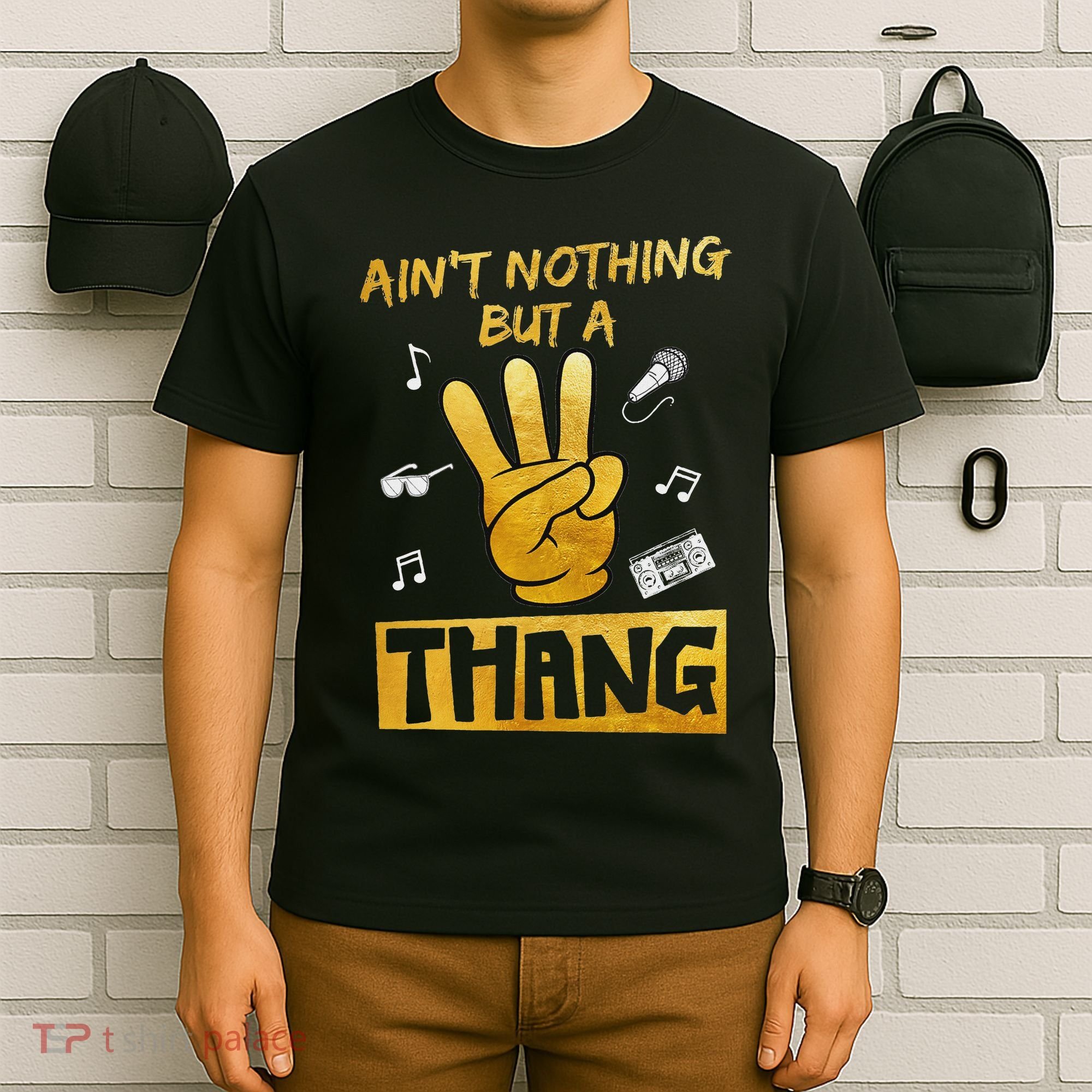Ain't Nothin' But A 3 Thang 3rd Birthday Hip Hop T-Shirt