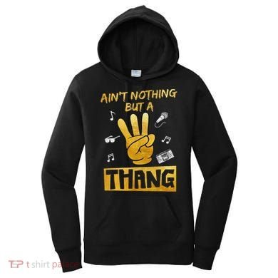 Ain't Nothin' But A 3 Thang 3rd Birthday Hip Hop Women's Hoodie
