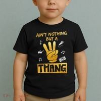 Ain't Nothin' But A 3 Thang 3rd Birthday Hip Hop Toddler T-Shirt thumb 2
