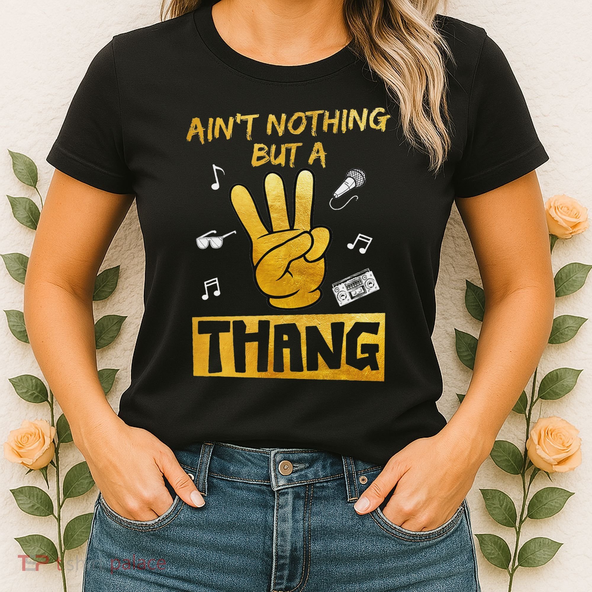Ain't Nothin' But A 3 Thang 3rd Birthday Hip Hop Women's T-Shirt