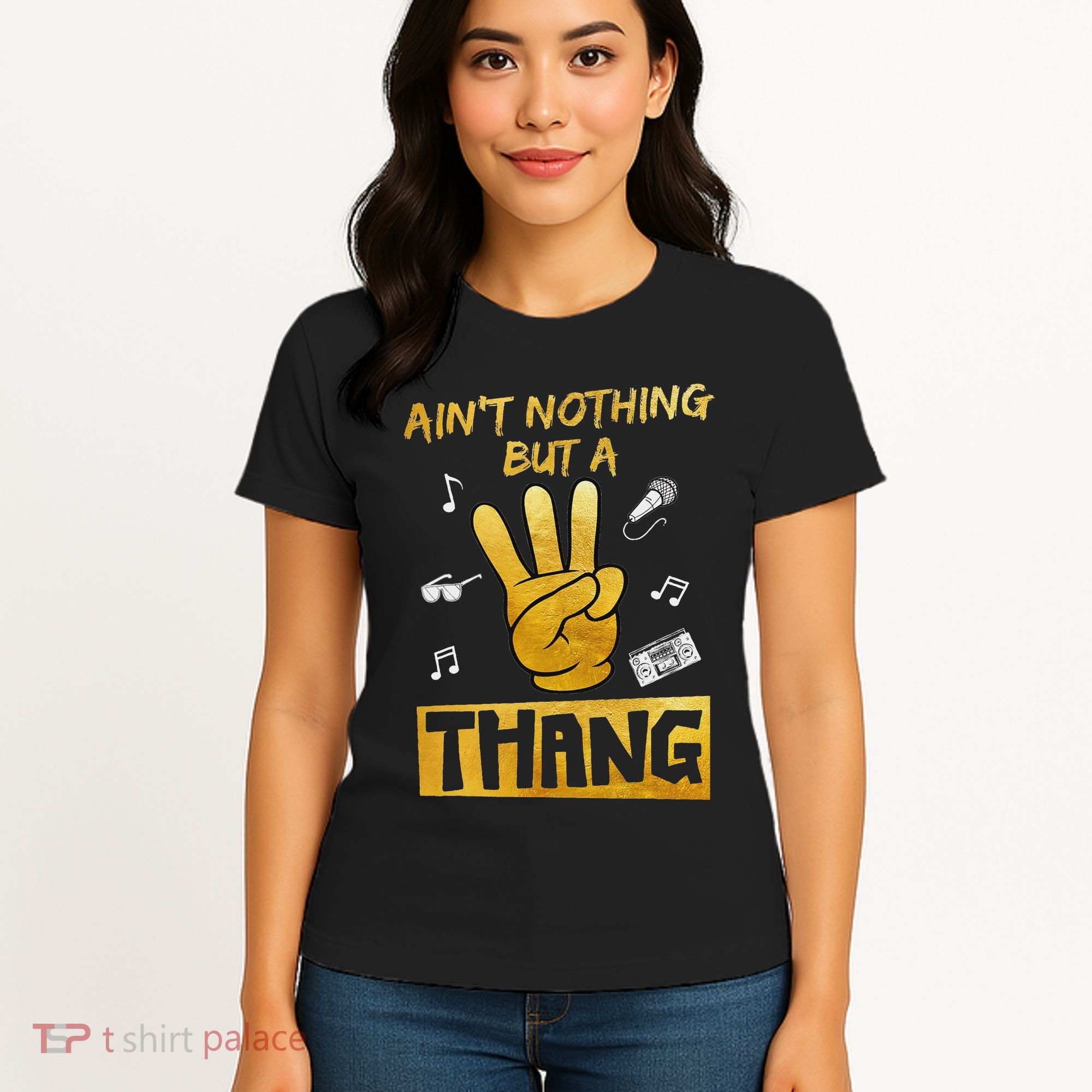 Ain't Nothin' But A 3 Thang 3rd Birthday Hip Hop Women's T-Shirt