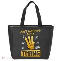 Ain't Nothin' But A 3 Thang 3rd Birthday Hip Hop Tote Bag thumb 0