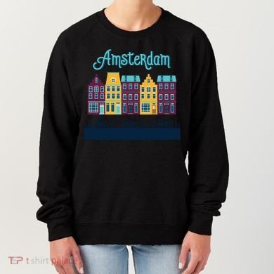 Amsterdam Netherlands Bicycle Europe Funny Gift Women's Sweatshirt