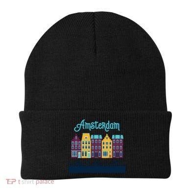 Amsterdam Netherlands Bicycle Europe Funny Gift Beanie