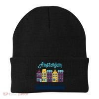 Amsterdam Netherlands Bicycle Europe Funny Gift Beanie thumb 0