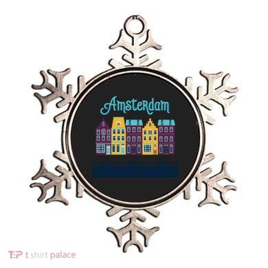 Amsterdam Netherlands Bicycle Europe Funny Gift Ornament