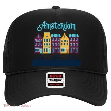 Amsterdam Netherlands Bicycle Europe Funny Gift Hat