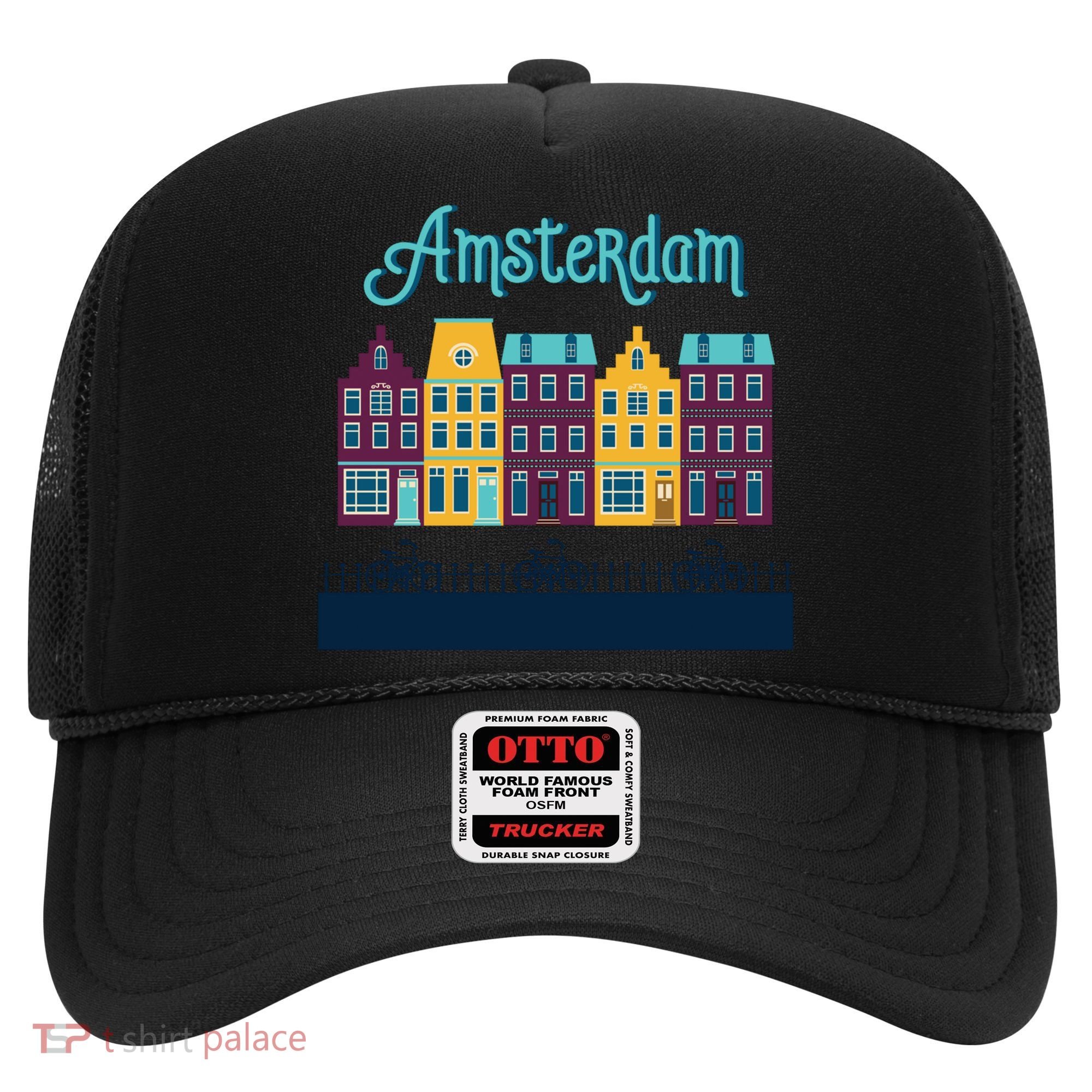Amsterdam Netherlands Bicycle Europe Funny Gift Hat