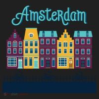 Amsterdam Netherlands Bicycle Europe Funny Gift Hat thumb 2