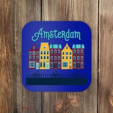 Amsterdam Netherlands Bicycle Europe Funny Gift Coaster