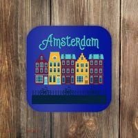 Amsterdam Netherlands Bicycle Europe Funny Gift Coaster thumb 0