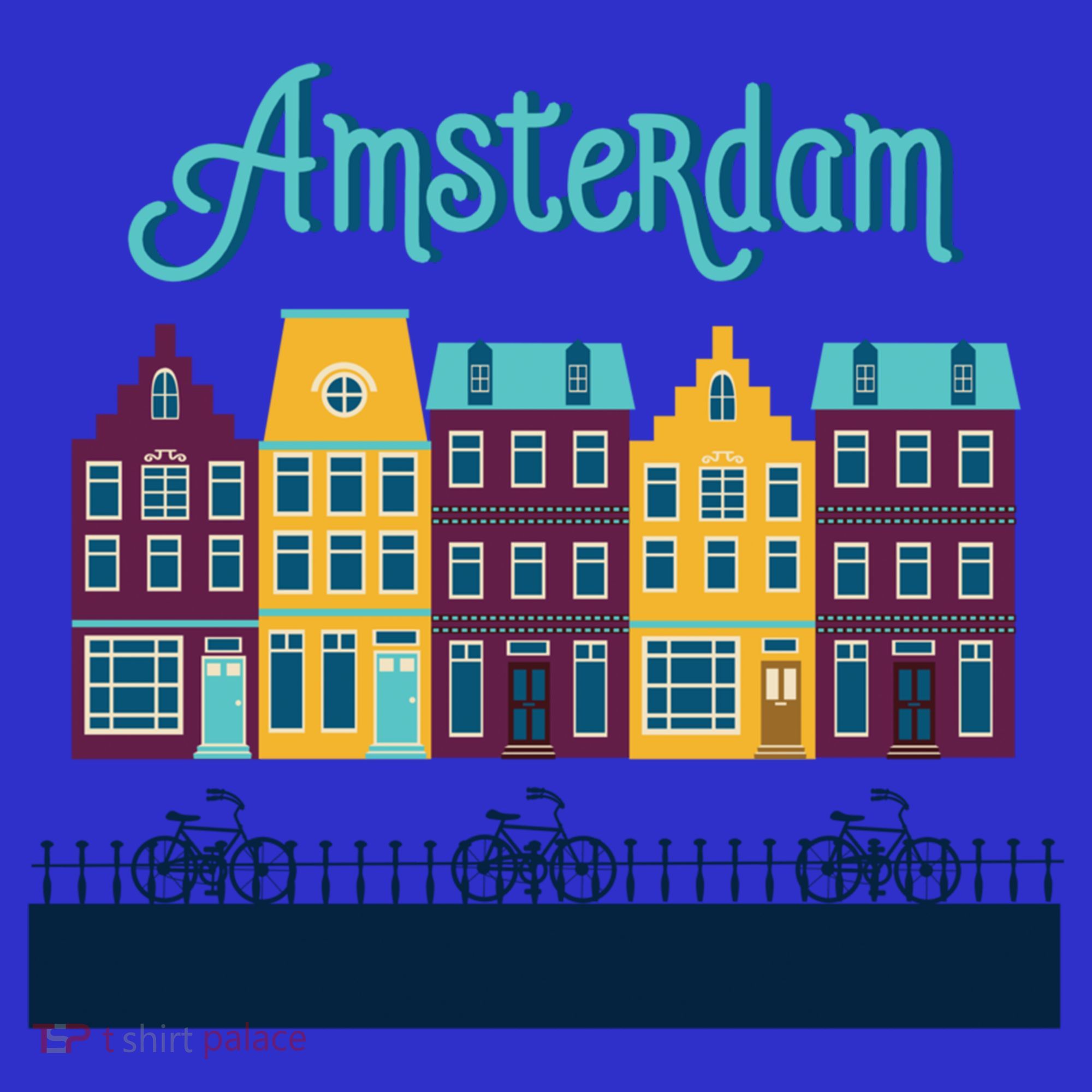 Amsterdam Netherlands Bicycle Europe Funny Gift Women's Tank Top