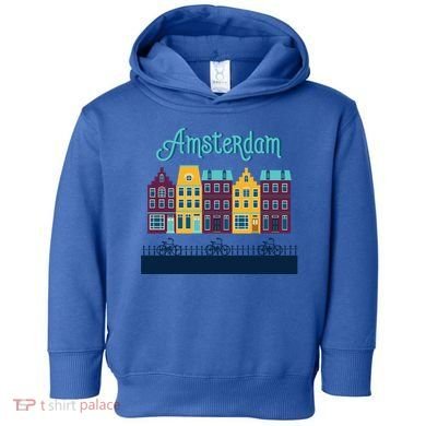 Amsterdam Netherlands Bicycle Europe Funny Gift Toddler Hoodie