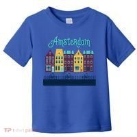 Amsterdam Netherlands Bicycle Europe Funny Gift Toddler T-Shirt thumb 0
