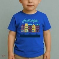 Amsterdam Netherlands Bicycle Europe Funny Gift Toddler T-Shirt thumb 2