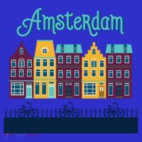 Amsterdam Netherlands Bicycle Europe Funny Gift Visor thumb 3