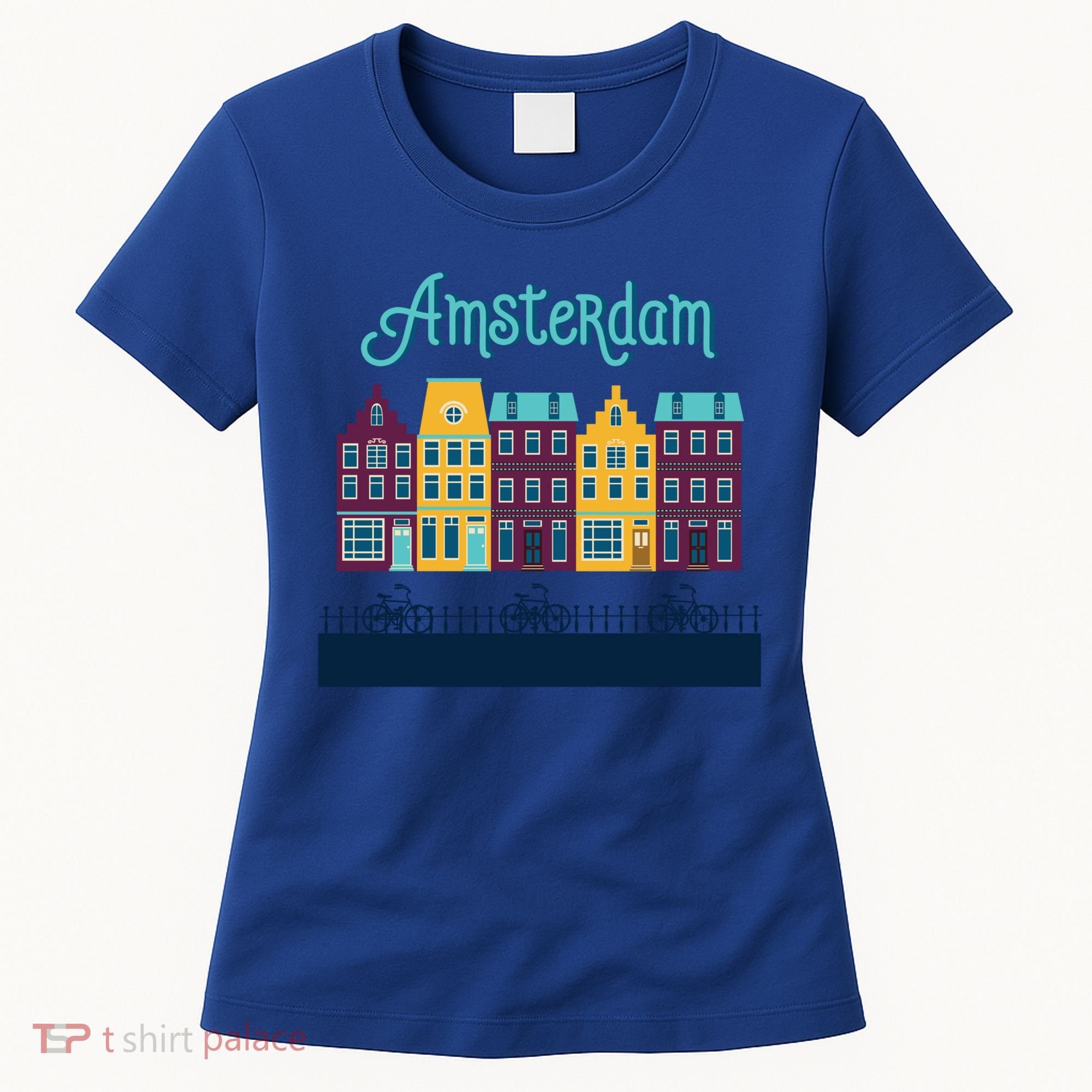 Amsterdam Netherlands Bicycle Europe Funny Gift Women's T-Shirt
