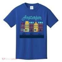 Amsterdam Netherlands Bicycle Europe Funny Gift Kids T-Shirt thumb 0