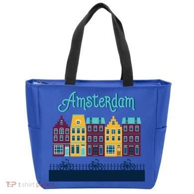 Amsterdam Netherlands Bicycle Europe Funny Gift Tote Bag