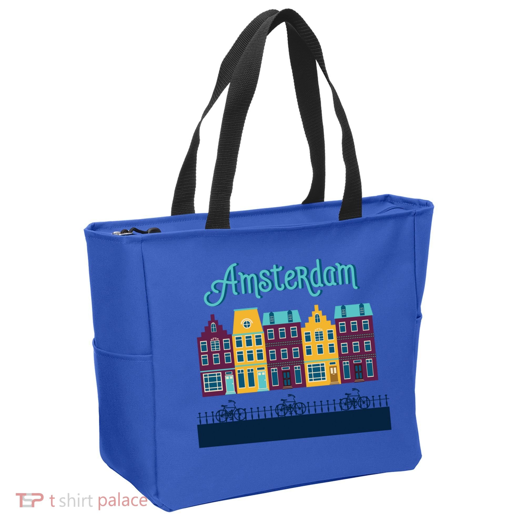 Amsterdam Netherlands Bicycle Europe Funny Gift Tote Bag