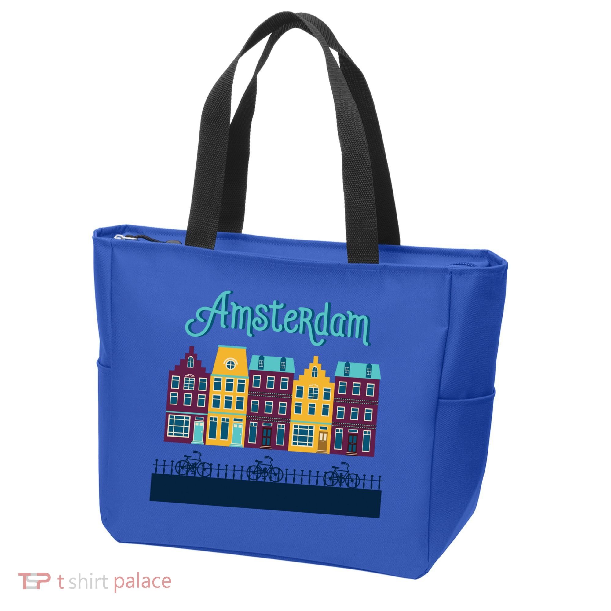 Amsterdam Netherlands Bicycle Europe Funny Gift Tote Bag