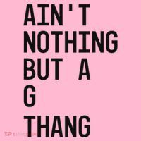 AinT Nothing But A G Thang 90s Coaster thumb 2