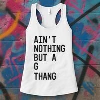 AinT Nothing But A G Thang 90s Women's Tank Top thumb 3