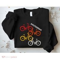 Amsterdam Netherlands Bike Bicycle Souvenir Sweatshirt thumb 2