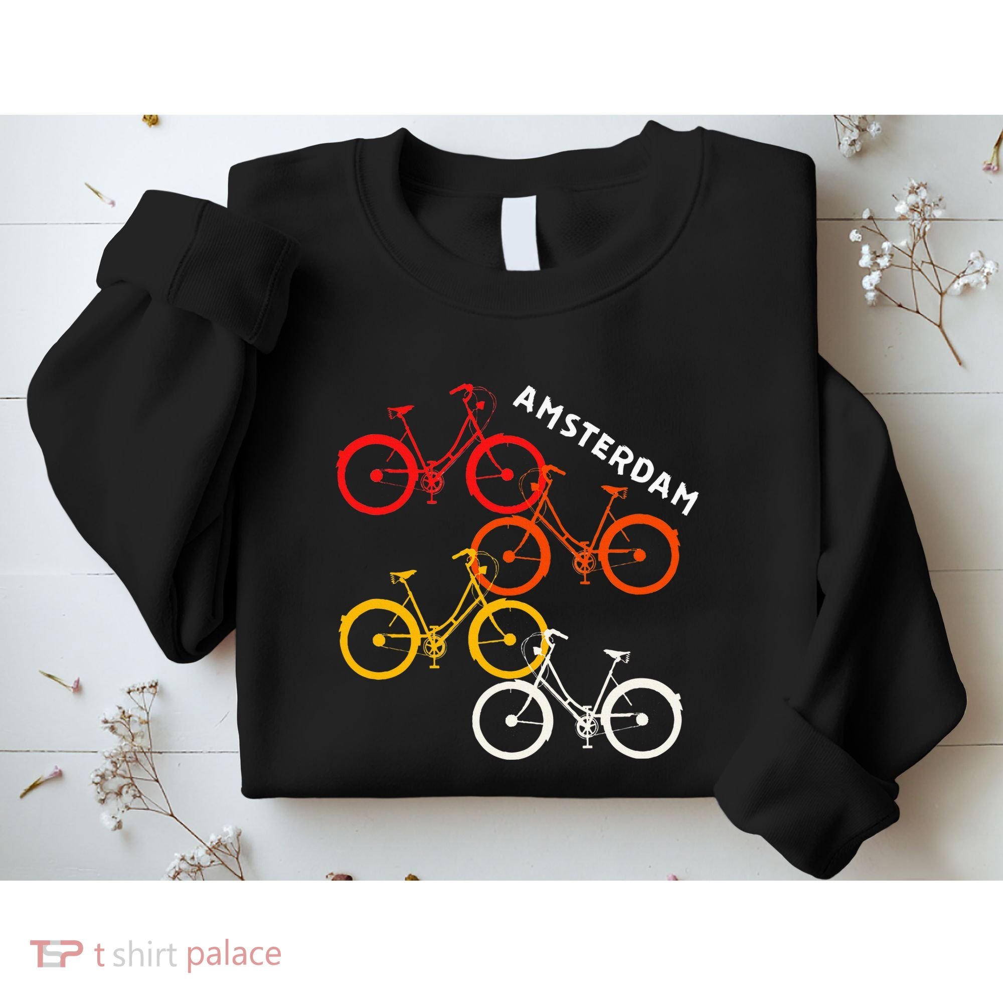 Amsterdam Netherlands Bike Bicycle Souvenir Sweatshirt