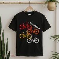 Amsterdam Netherlands Bike Bicycle Souvenir T-Shirt thumb 2