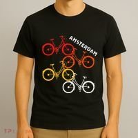 Amsterdam Netherlands Bike Bicycle Souvenir T-Shirt thumb 3