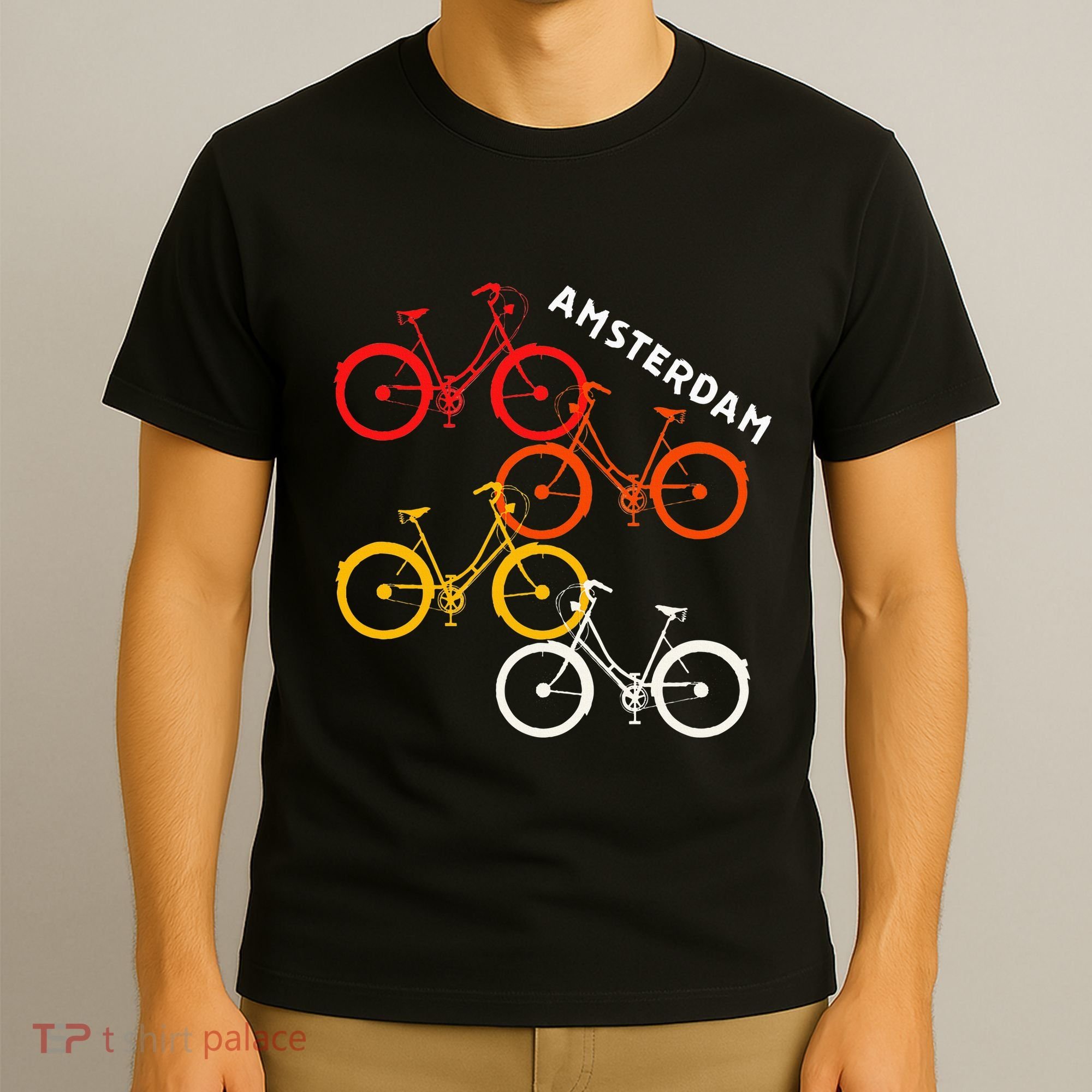 Amsterdam Netherlands Bike Bicycle Souvenir T-Shirt