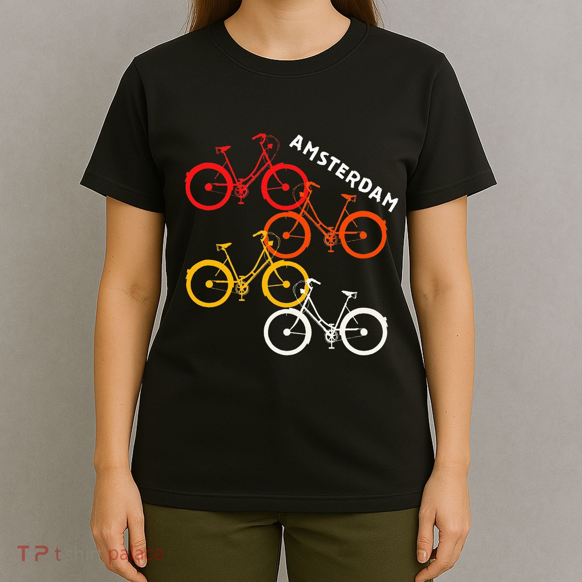 Amsterdam Netherlands Bike Bicycle Souvenir T-Shirt
