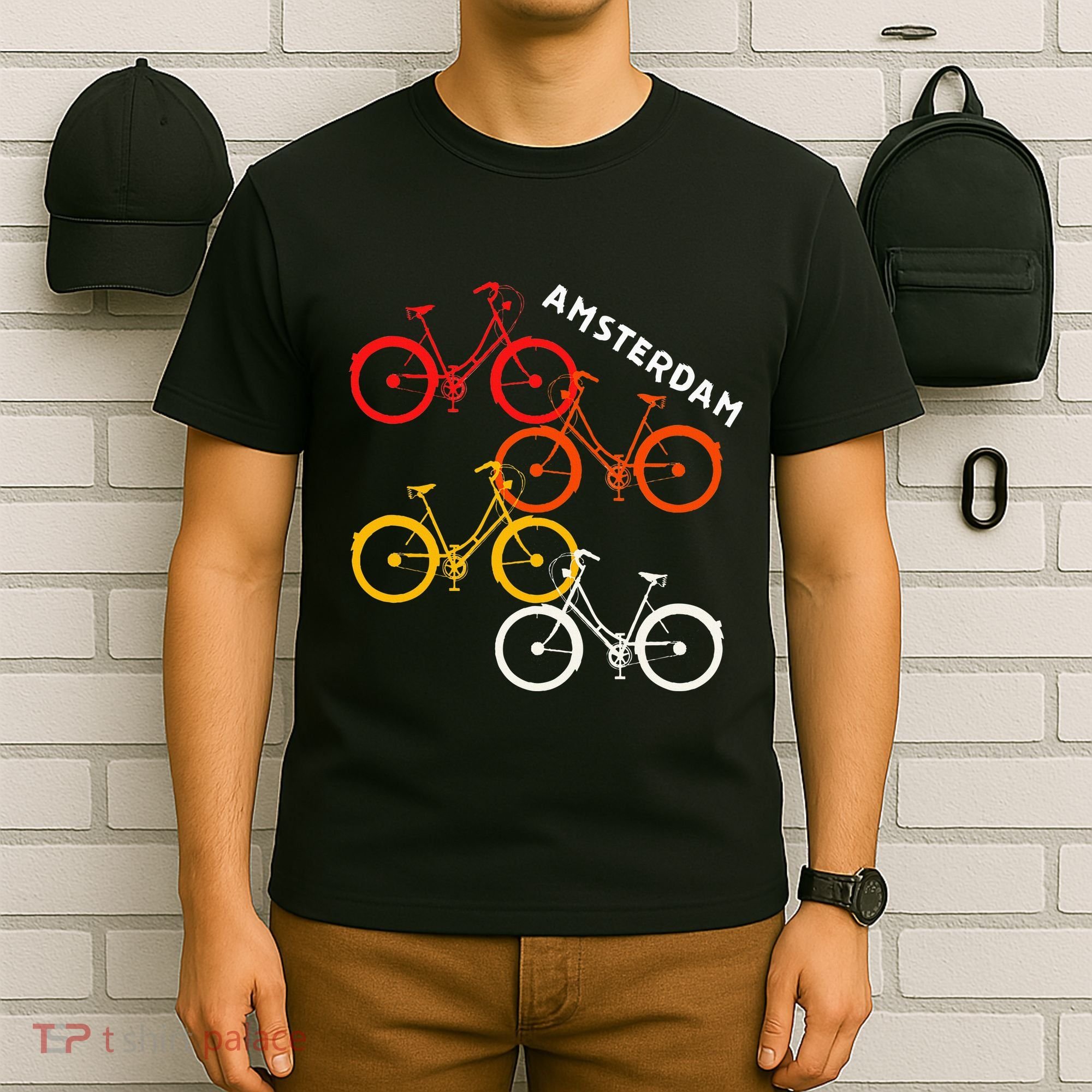 Amsterdam Netherlands Bike Bicycle Souvenir T-Shirt