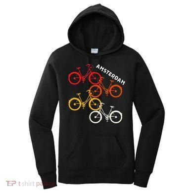Amsterdam Netherlands Bike Bicycle Souvenir Women's Hoodie