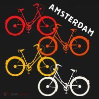 Amsterdam Netherlands Bike Bicycle Souvenir Women's Hoodie thumb 2